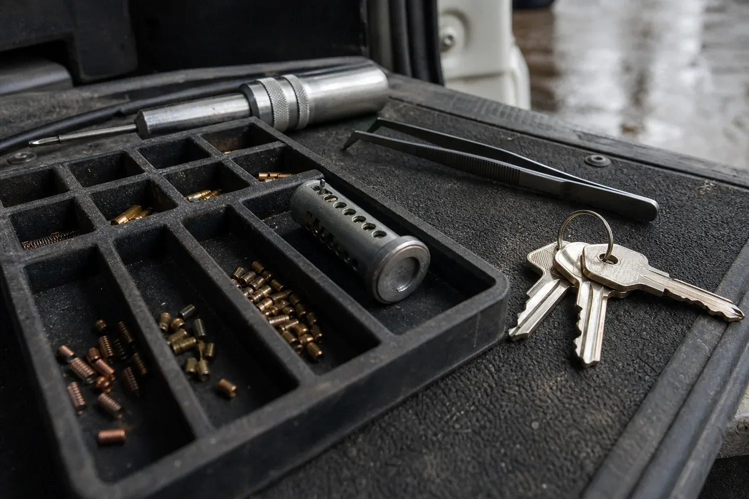 Pinning tray and new keys for a master key system, Daytona Beach, FL